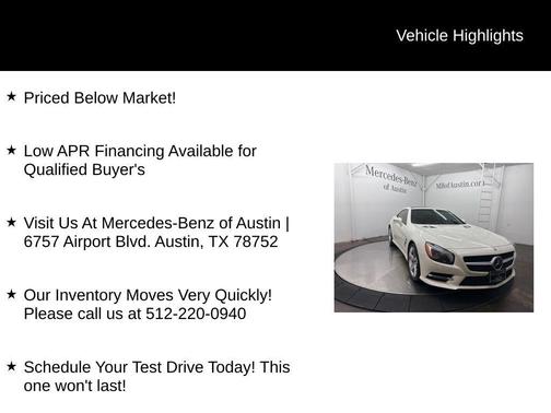 2013 Mercedes-Benz SL-Class SL 550
