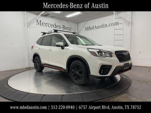 Crystal White Pearl 2019 Subaru Forester Sport