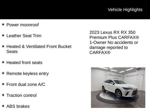 2023 Lexus RX 350 Premium Plus