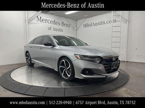 Lunar Silver Metallic 2021 Honda Accord Sport 1.5T