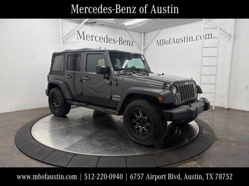 Granite Crystal Clearcoat Metallic 2017 Jeep Wrangler Unlimited Sport