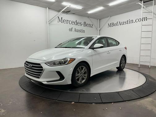 Quartz White Pearl 2018 Hyundai ELANTRA SEL