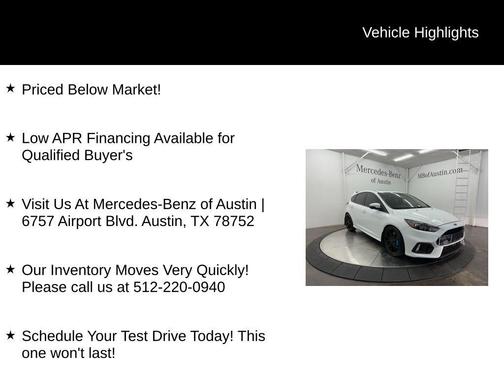 2017 Ford Focus RS Base