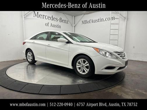 Shimmering White Mica 2013 Hyundai SONATA GLS