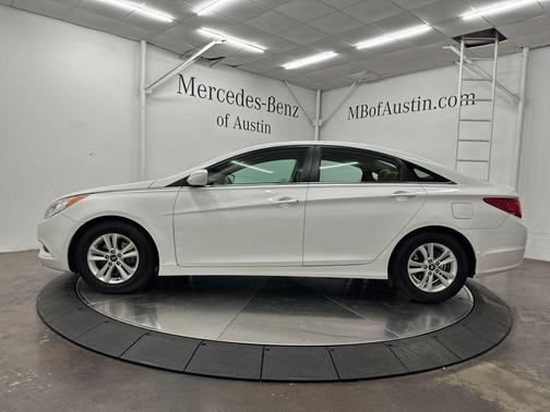 Shimmering White Mica 2013 Hyundai SONATA GLS