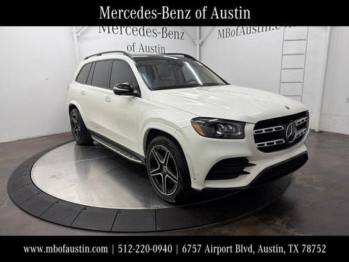 Diamond White Metallic 2021 Mercedes-Benz GLS 580 Base 4MATIC