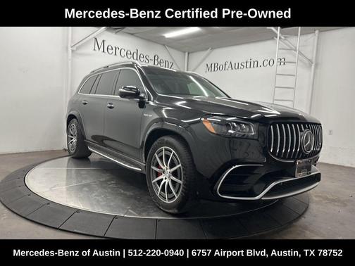 Obsidian Black Metallic 2022 Mercedes-Benz AMG GLS 63 Base 4MATIC