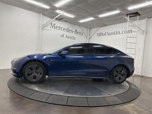 Blue 2021 Tesla Model 3 Standard Range Plus