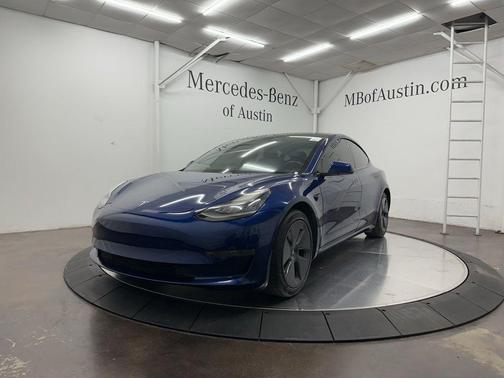 Blue 2021 Tesla Model 3 Standard Range Plus