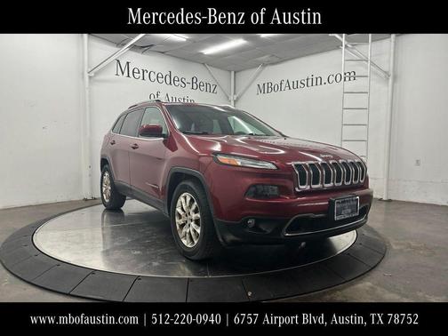 Deep Cherry Red Crystal Pearlcoat 2015 Jeep Cherokee Limited