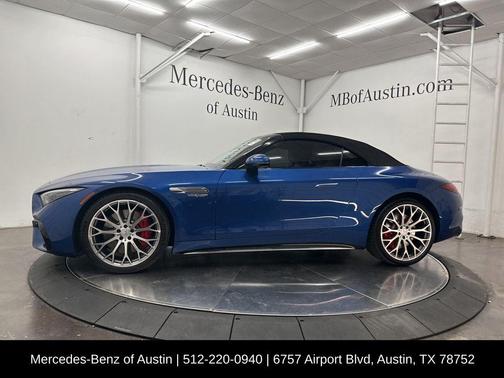 Blue 2023 Mercedes-Benz AMG SL 55 Base