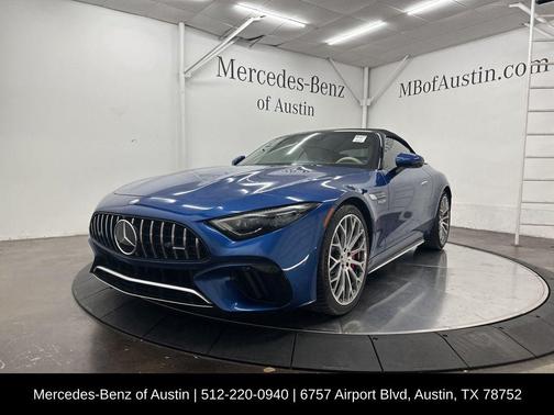 Blue 2023 Mercedes-Benz AMG SL 55 Base