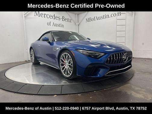 Blue 2023 Mercedes-Benz AMG SL 55 Base