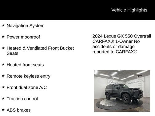 2024 Lexus GX 550 550 OVERTRAIL