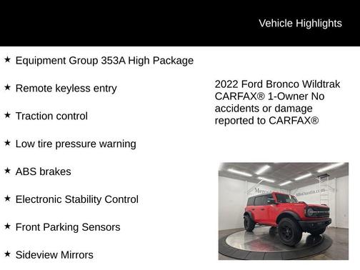 2022 Ford Bronco Wildtrak