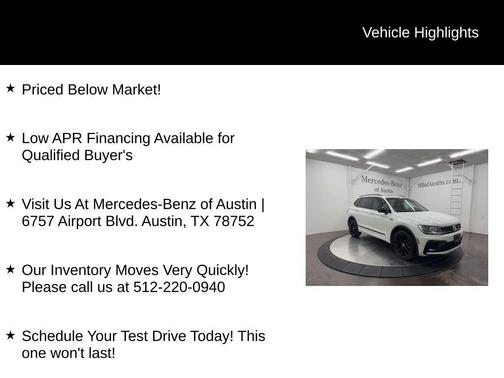 2021 Volkswagen Tiguan 2.0T SE R-Line Black