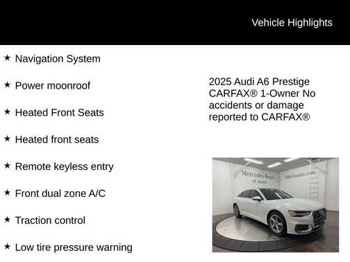 2025 Audi A6 55 Prestige