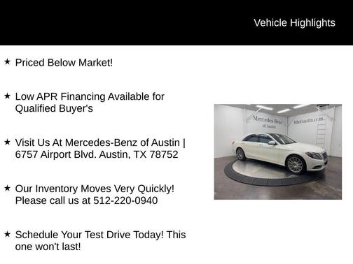 2017 Mercedes-Benz S-Class S 550