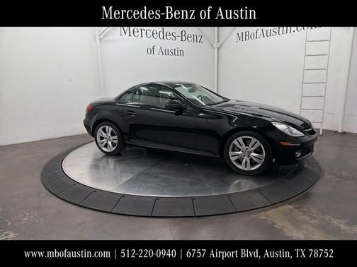 Black 2009 Mercedes-Benz SLK-Class SLK 350