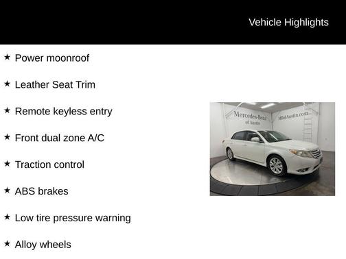 2011 Toyota Avalon Base