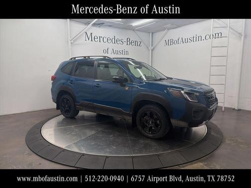 Geyser Blue 2022 Subaru Forester Wilderness