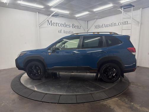 Geyser Blue 2022 Subaru Forester Wilderness