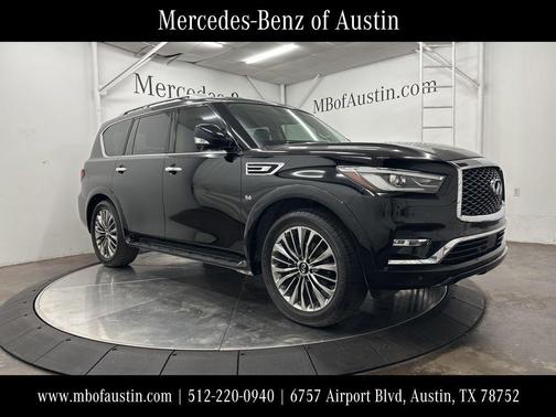Black Obsidian 2019 INFINITI QX80 Luxe
