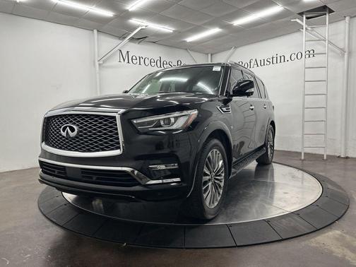 Black Obsidian 2019 INFINITI QX80 Luxe