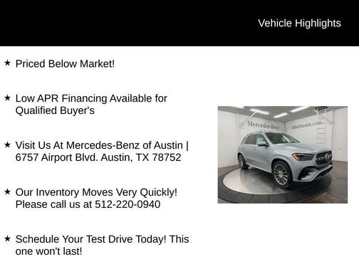 2026 Mercedes-Benz GLE 350 Base 4MATIC