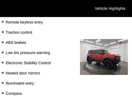 Hot Pepper Red Metallic Tinted Clearcoat 2023 Ford Bronco Wildtrak