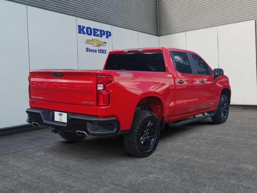 Red 2021 Chevrolet Silverado 1500 Custom Trail Boss