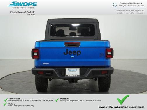 Hydro Blue Pearlcoat 2026 Jeep Gladiator Willys 4x4
