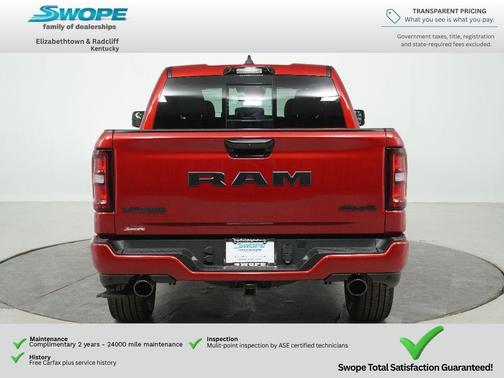 Molten Red Pearlcoat 2026 RAM 1500 Laramie