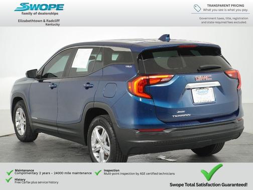 Blue Emerald Metallic 2021 GMC Terrain SLE