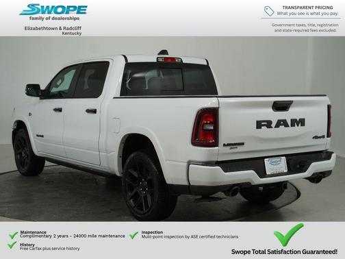 Bright White Clearcoat 2026 RAM 1500 Laramie