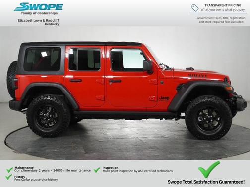 Firecracker Red Clearcoat 2026 Jeep Wrangler Willys