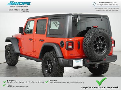 Firecracker Red Clearcoat 2026 Jeep Wrangler Willys