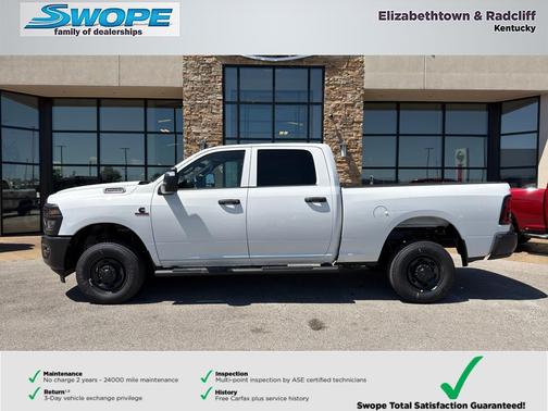 Bright White Clearcoat 2026 RAM 2500 Tradesman Crew Cab 4x4 6'4' Box