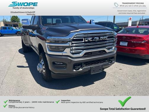 Granite Crystal Metallic Clearcoat 2025 RAM 3500 Laramie Crew Cab 4x4 8' Box