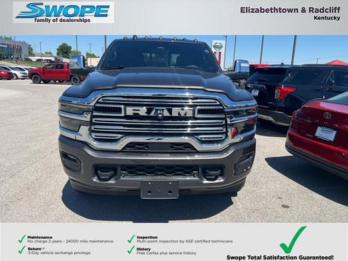 Granite Crystal Metallic Clearcoat 2025 RAM 3500 Laramie Crew Cab 4x4 8' Box