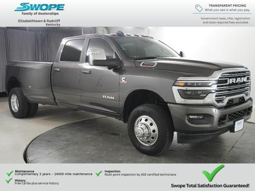 Granite Crystal Metallic Clearcoat 2025 RAM 3500 Laramie Crew Cab 4x4 8' Box
