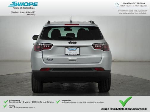 Silver Zynith Metallic Clearcoat 2026 Jeep Compass Latitude