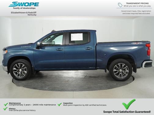 Lakeshore Blue Metallic 2024 Chevrolet Silverado 1500 LT