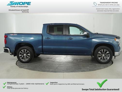 Lakeshore Blue Metallic 2024 Chevrolet Silverado 1500 LT