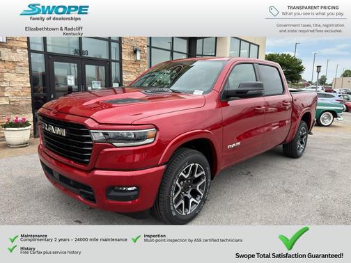 Molten Red Pearlcoat 2026 RAM 1500 Laramie