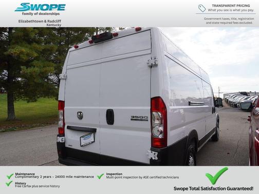 Bright White Clearcoat 2025 RAM ProMaster 3500 High Roof