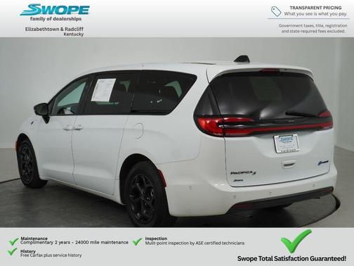 Bright White Clearcoat 2024 Chrysler Pacifica Hybrid S Appearance Pkg