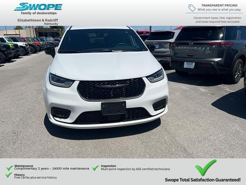 Bright White Clearcoat 2024 Chrysler Pacifica Hybrid S Appearance Pkg