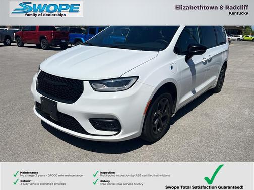 Bright White Clearcoat 2024 Chrysler Pacifica Hybrid S Appearance Pkg