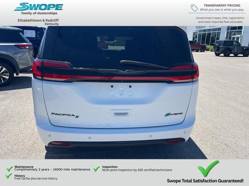 Bright White Clearcoat 2024 Chrysler Pacifica Hybrid S Appearance Pkg